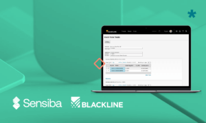 Blackline software on a laptop